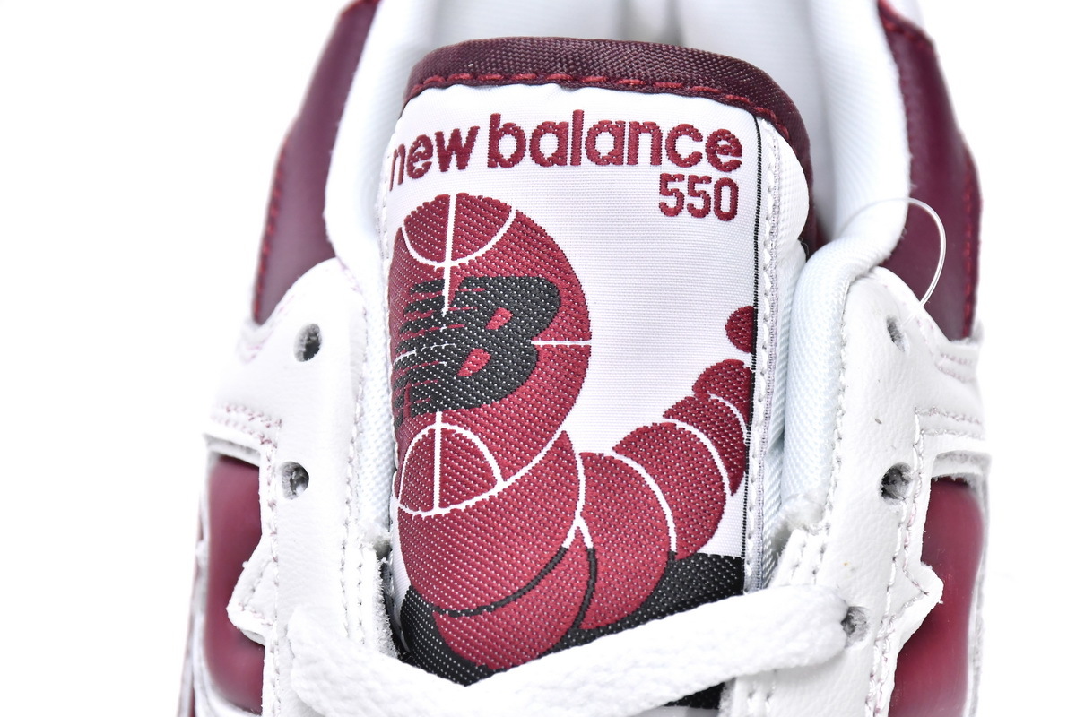 Coco Shoes New Balance 550 Sea Salt Burgundy BB550LI1  - Cocoshoesvip.net
