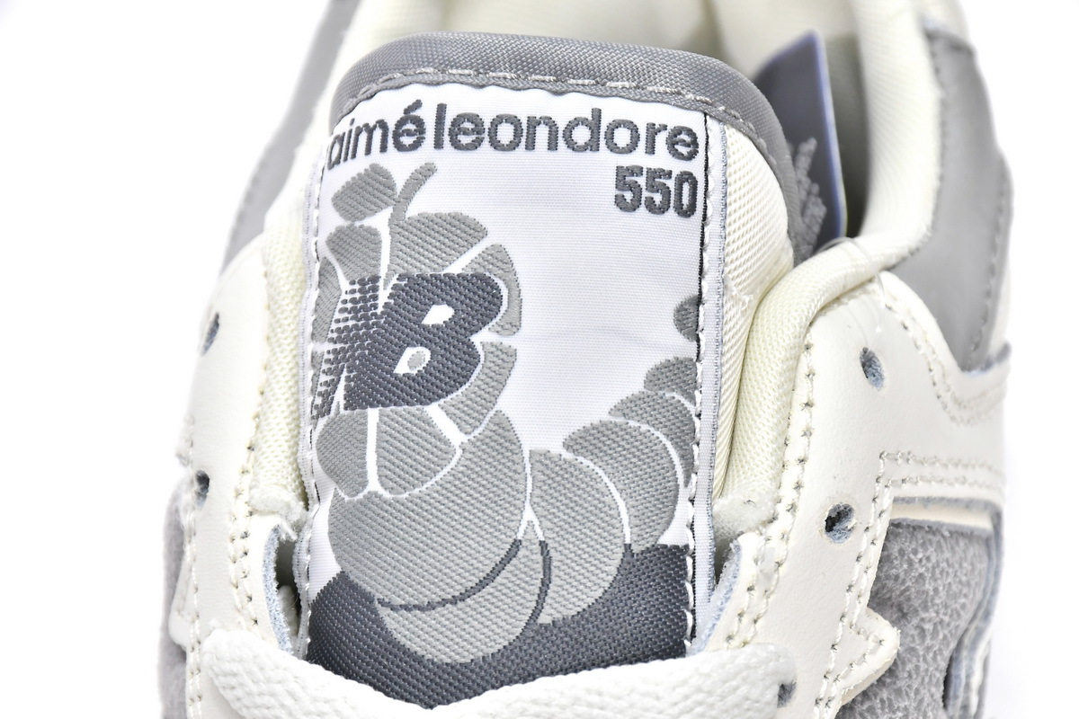 Coco Shoes New Balance 550 Aime Leon Dore White Grey BB550ALE  - Cocoshoesvip.net