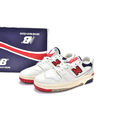 New Balance 550 Aime Leon Dore White Navy Red BB550A3  02