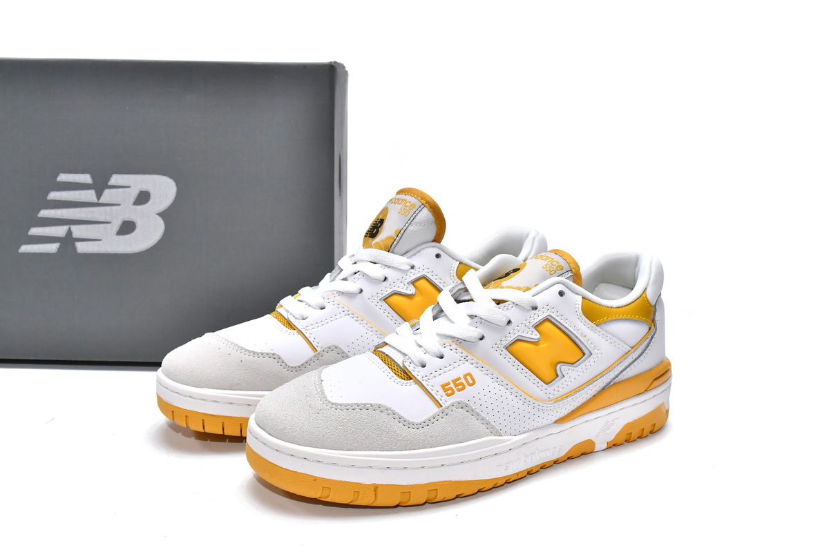 Coco Shoes New Balance 550 Sea Salt Varsity Gold BB550LA1 - Cocoshoesvip.net