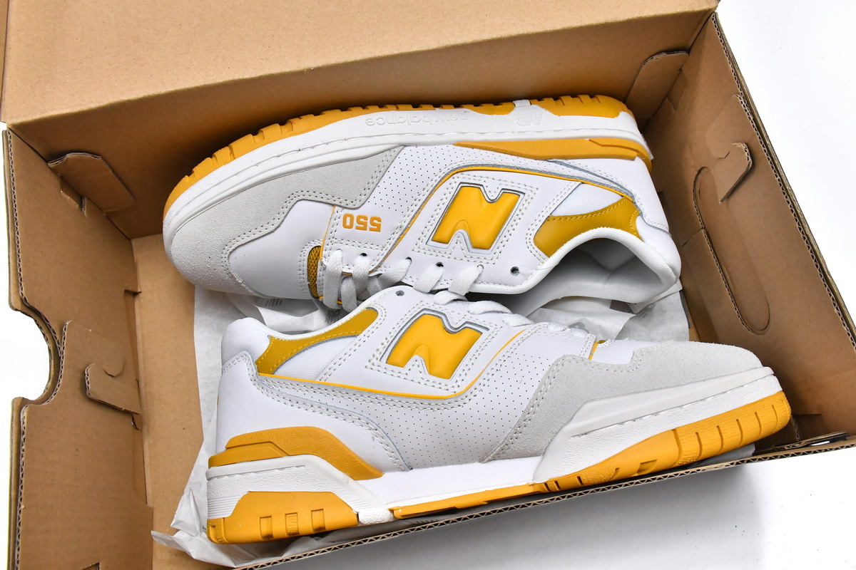 Coco Shoes New Balance 550 Sea Salt Varsity Gold BB550LA1 - Cocoshoesvip.net