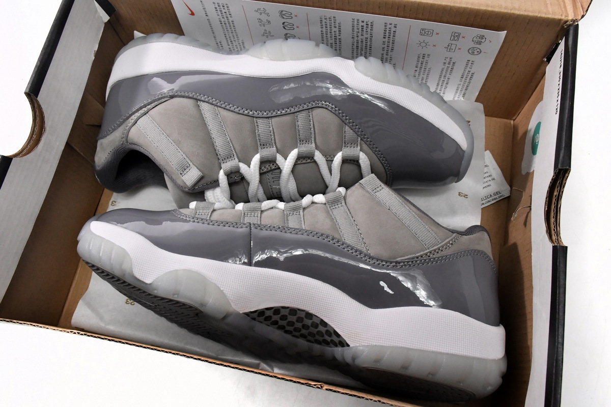 Coco Shoes Air Jordan 11 Retro Low Cool Grey 528895-003 - Cocoshoesvip.net