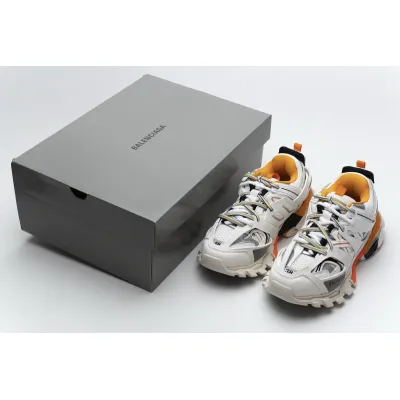 Balenciaga Track White Orange LED 542436W1GB19059 02