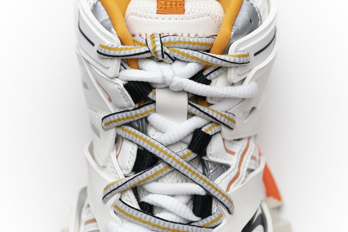Coco Shoes Balenciaga Track White Orange LED 542436W1GB19059 - Cocoshoesvip.net