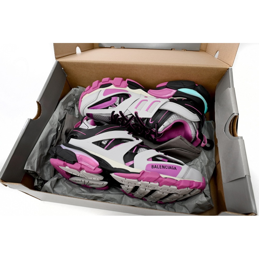 Coco Shoes Balenciaga Track Grey Pink Black LED 555032W3AD31252 - Cocoshoesvip.net