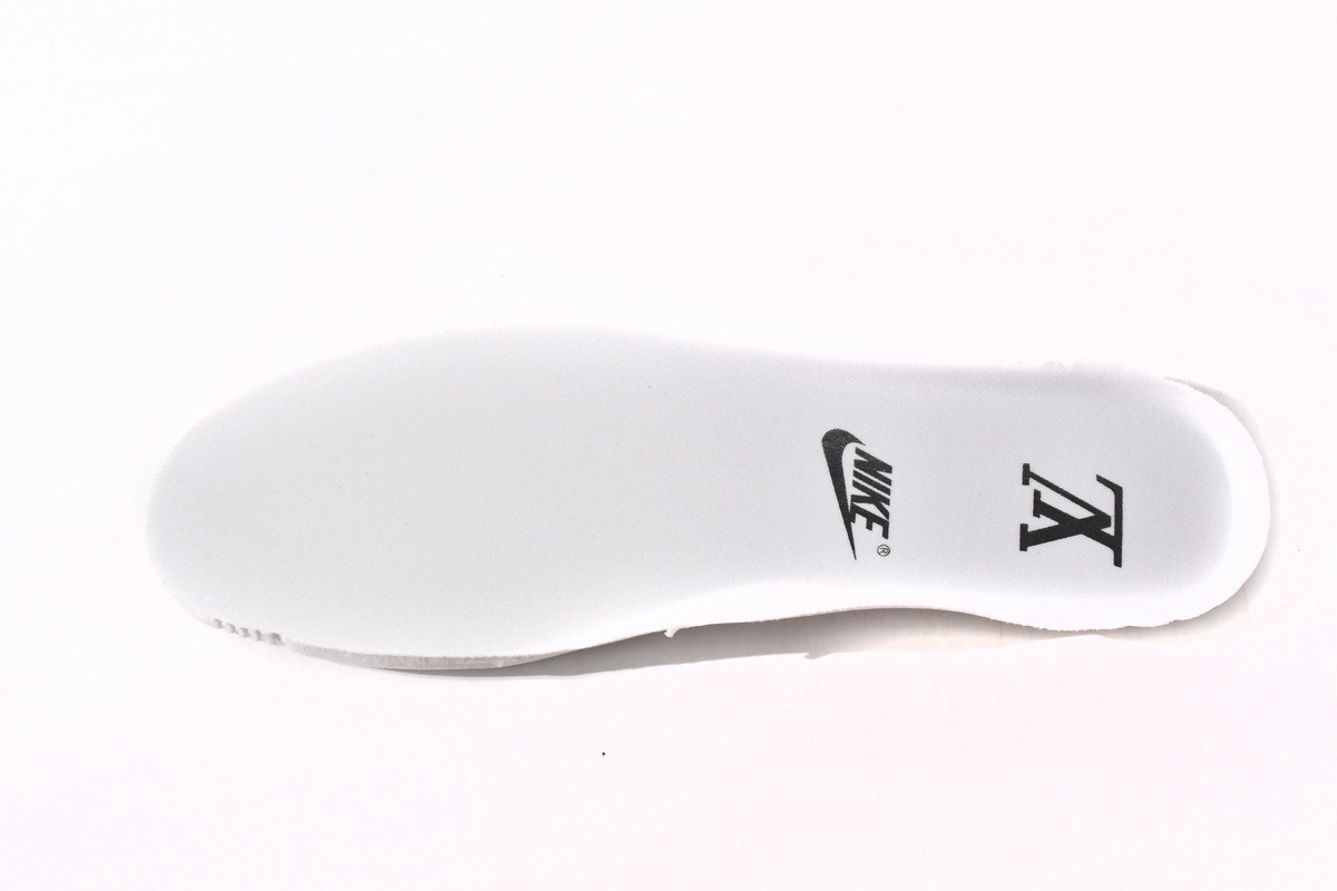 Coco Shoes Louis Vuitton x Nike Air Force 1 Low By Virgil Abloh White Red - Cocoshoesvip.net