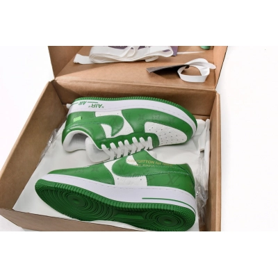 Louis Vuitton x Nike Air Force 1 Low By Virgil Abloh White Green 02