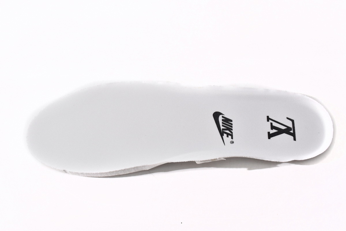 Coco Shoes Louis Vuitton x Nike Air Force 1 Low By Virgil Abloh White Green - Cocoshoesvip.net