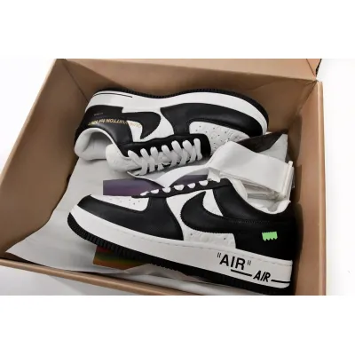 Louis Vuitton x Nike Air Force 1 Low By Virgil Abloh White Black 02