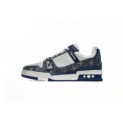 Louis Vuitton Trainer Cowboy Blue FD0291  01