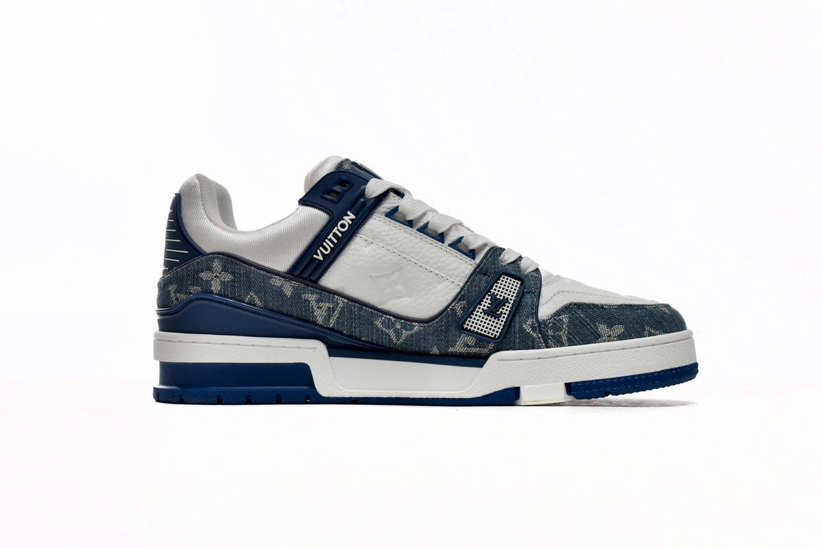 Coco Shoes Louis Vuitton Trainer Cowboy Blue FD0291  - Cocoshoesvip.net