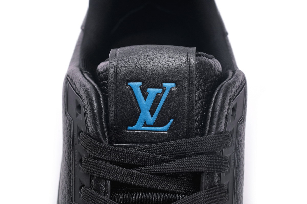 Coco Shoes Louis Vuitton Trainer Black Litchi Pattern FD0226 - Cocoshoesvip.net