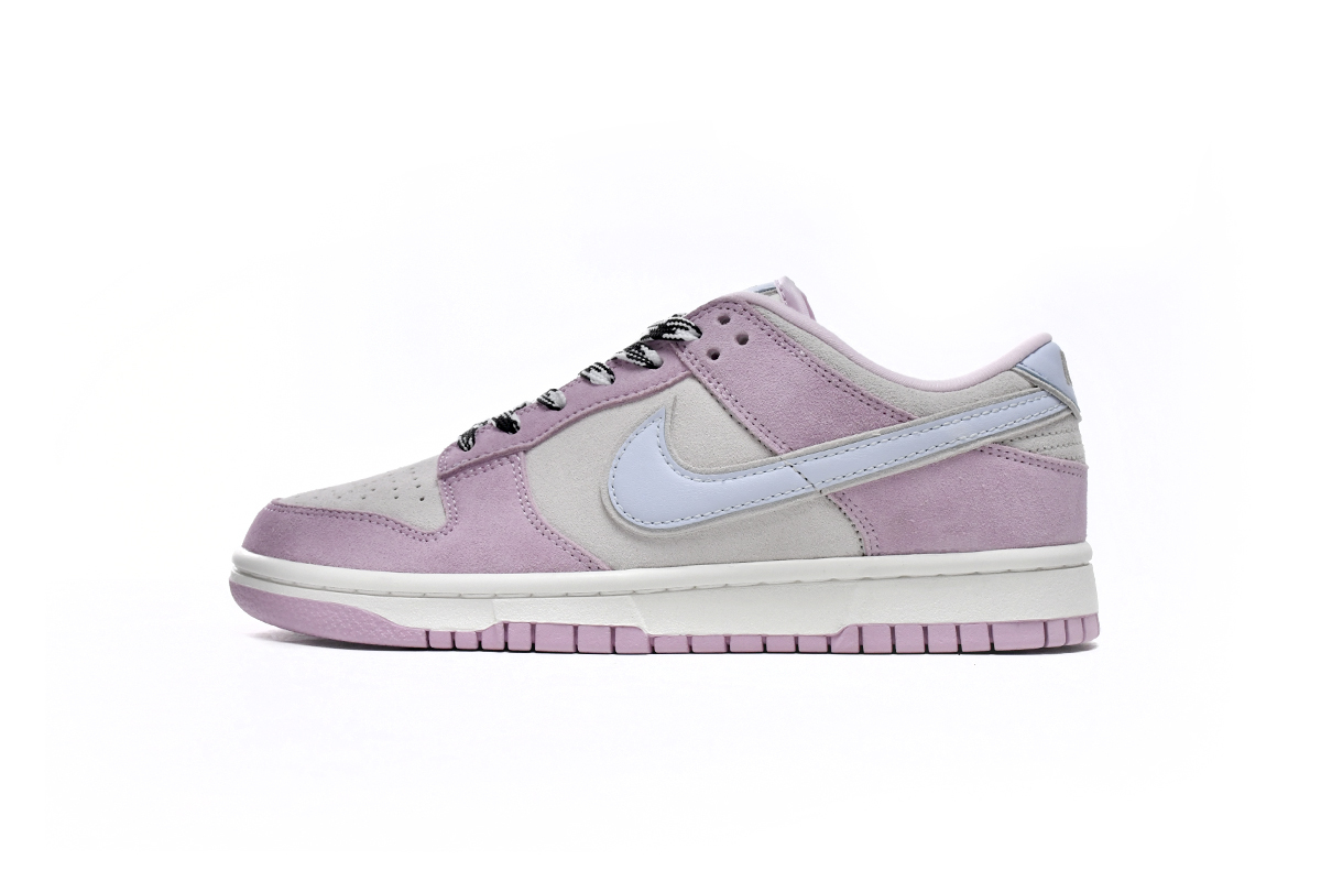 Coco Shoes Nike Dunk Low Pink Suede D07412-901 - Cocoshoesvip.net