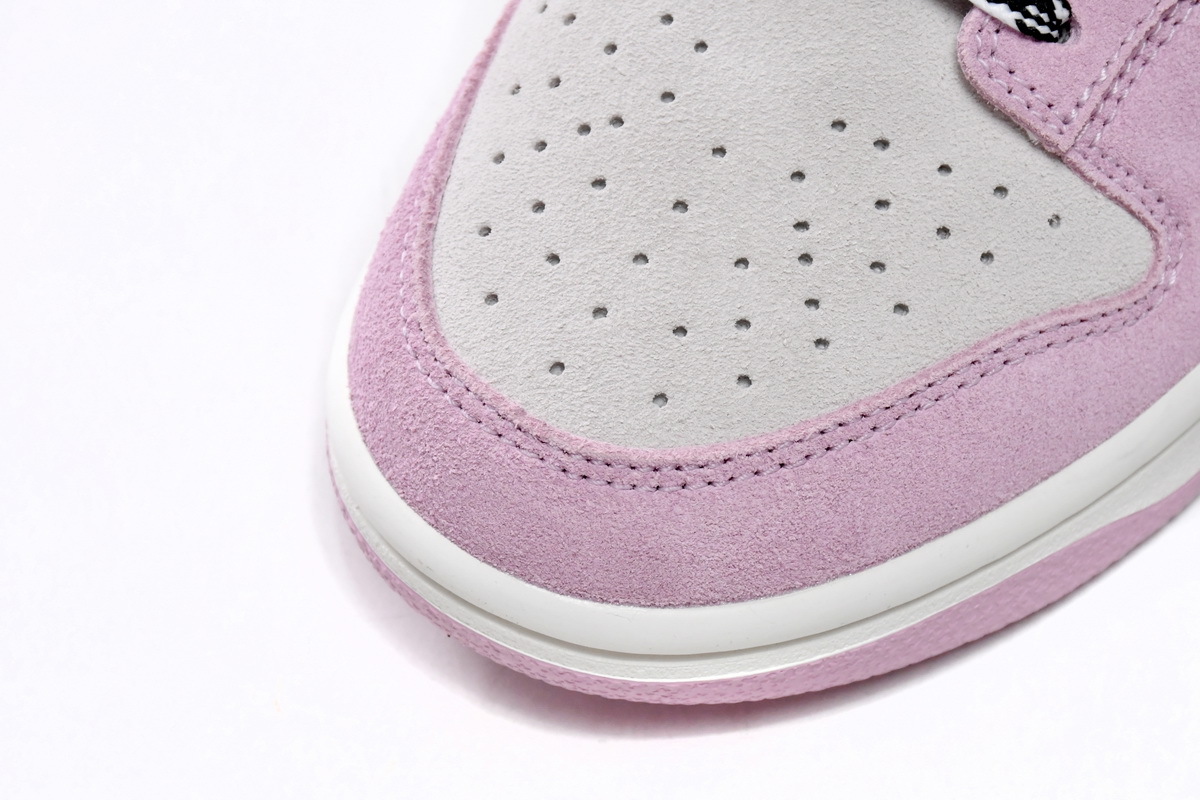 Coco Shoes Nike Dunk Low Pink Suede D07412-901 - Cocoshoesvip.net