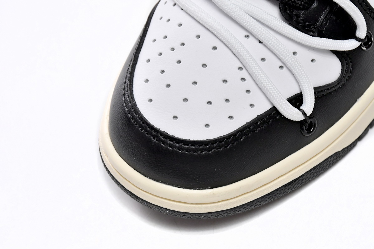 Coco Shoes Nike SB Dunk Low Strap Black and White Blue DD1391-100 (Limited customized) - Cocoshoesvip.net