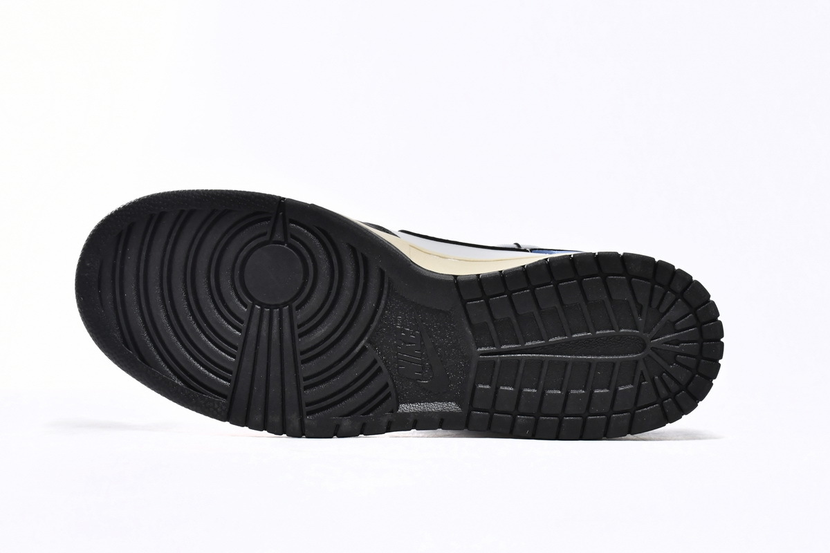 Coco Shoes Nike SB Dunk Low Strap Black and White Blue DD1391-100 (Limited customized) - Cocoshoesvip.net