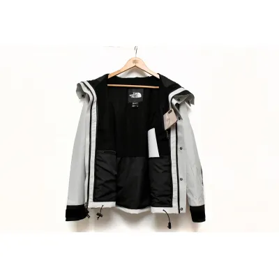 The North Face Hooded Jacket White Black 02