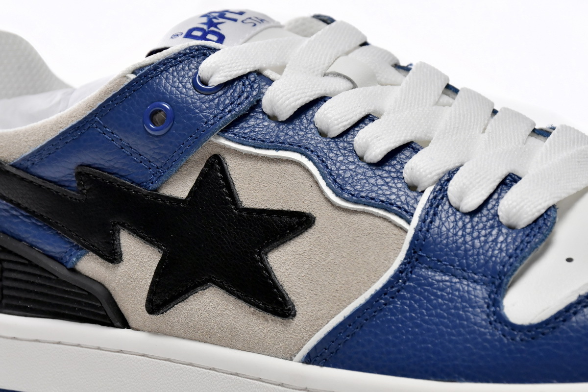 Coco Shoes A Bathing Ape Bape SK8 Sta Blue Grey 1I80-191-010 - Cocoshoesvip.net