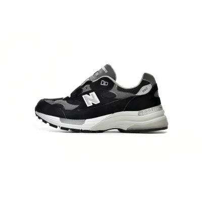 New Balance 992 Black Grey Suede M992EB 01