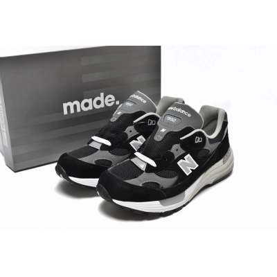 New Balance 992 Black Grey Suede M992EB 02