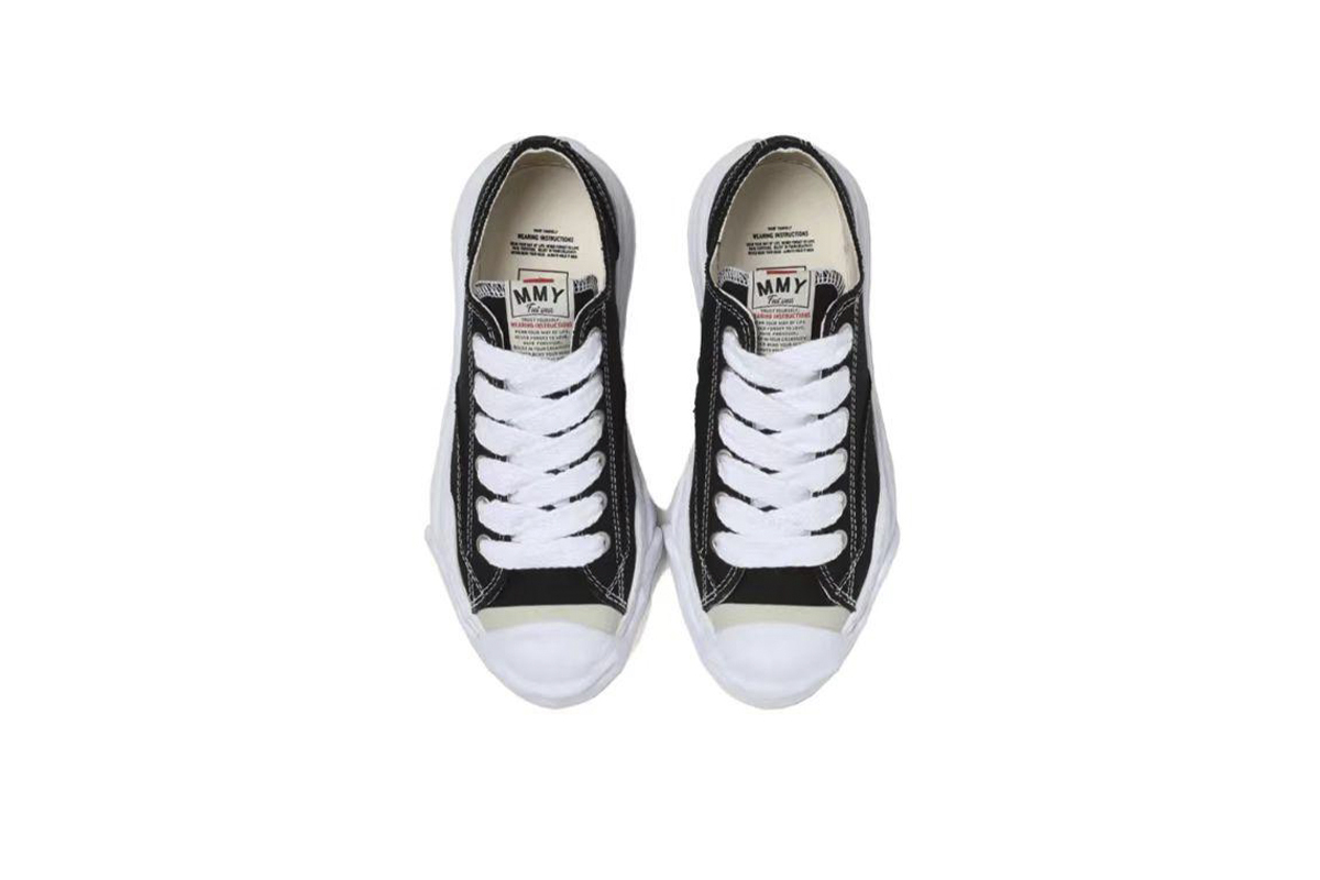 Coco Shoes Mihara Yasuhiro Peterson OG Sole Canvas Low Black - Cocoshoesvip.net