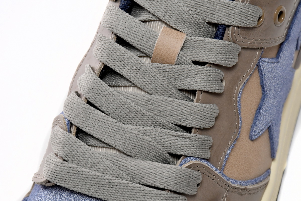 Coco Shoes A Bathing Ape Bape Sk8 Sta Low Make old Khaki Blue 1120-291-019 - Cocoshoesvip.net