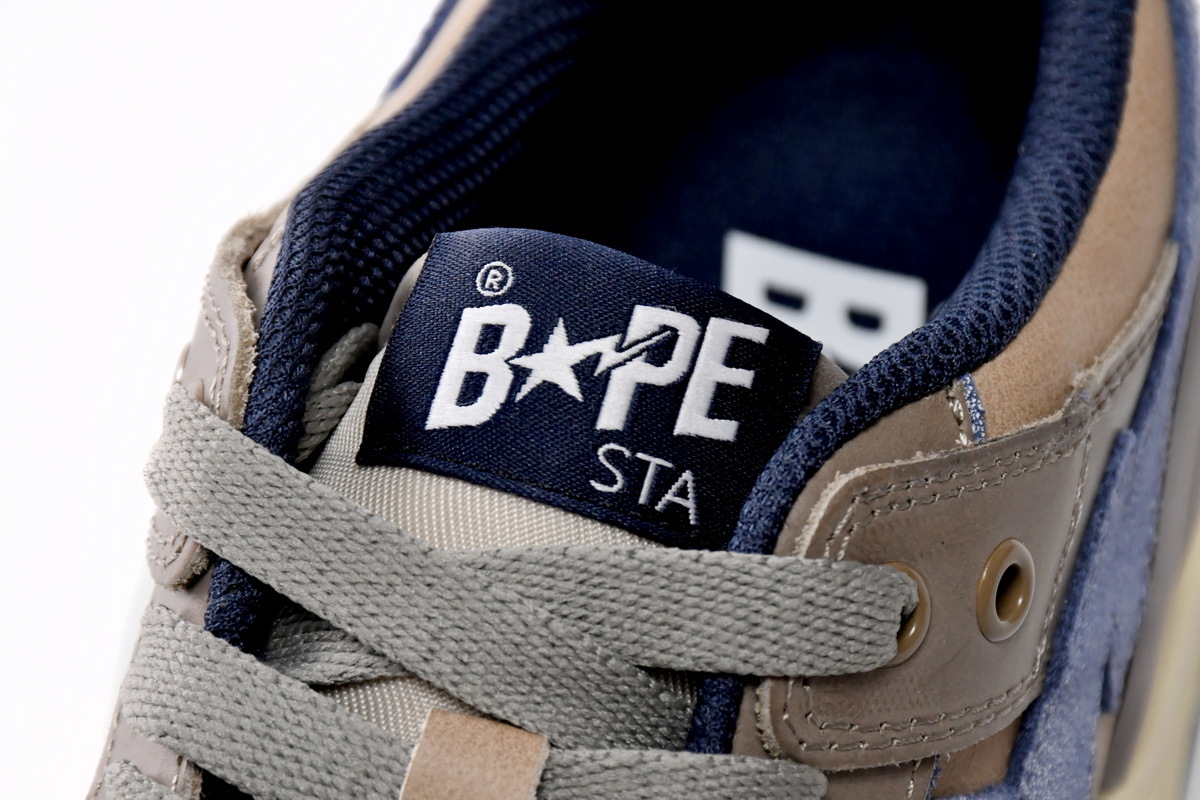 Coco Shoes A Bathing Ape Bape Sk8 Sta Low Make old Khaki Blue 1120-291-019 - Cocoshoesvip.net