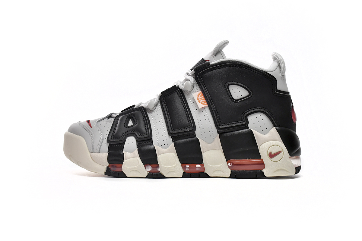 Coco Shoes Nike Air More Uptempo Gray black Orange DX3356-001 - Cocoshoesvip.net