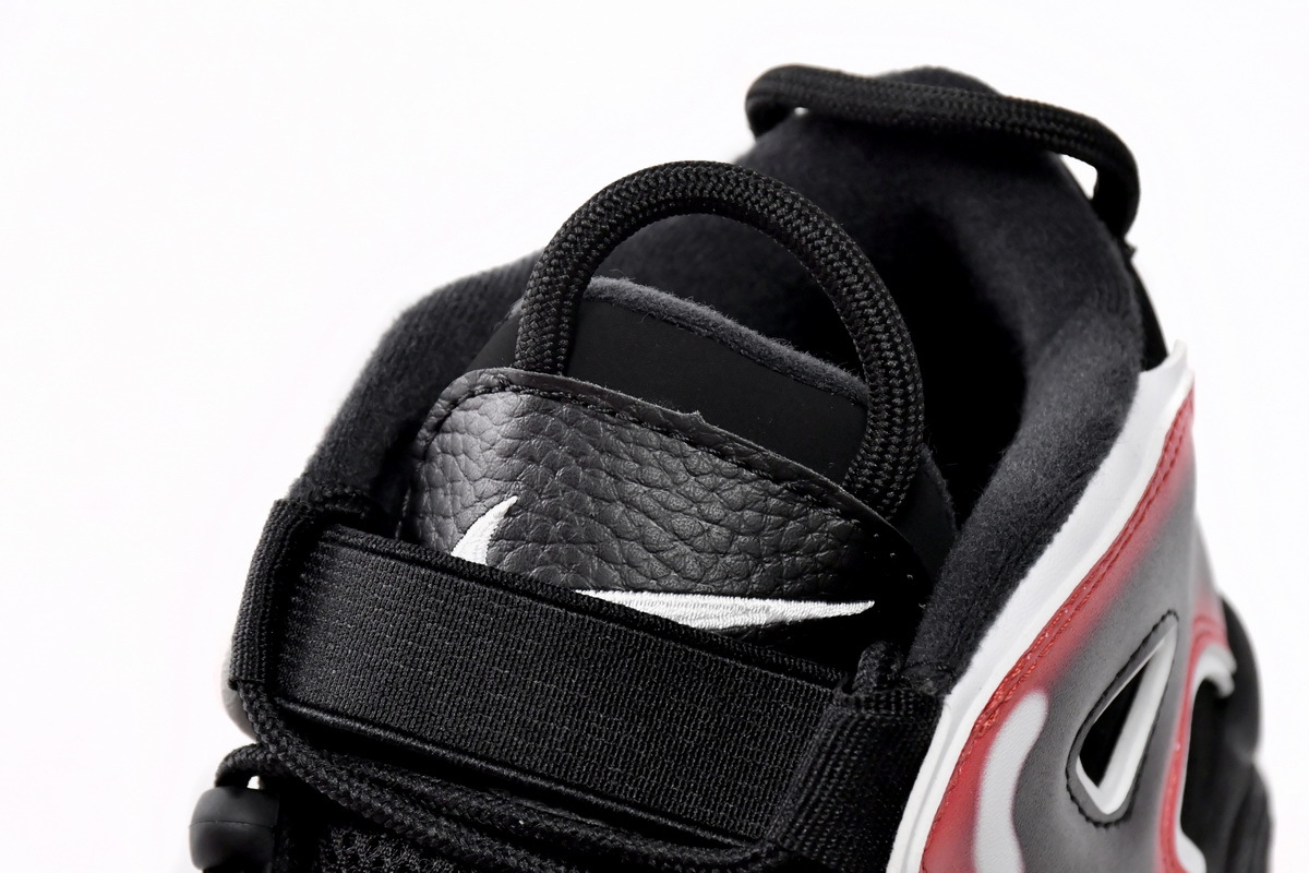 Coco Shoes Nike Air More Uptempo Black White Laser Crimson CJ6129-001 - Cocoshoesvip.net