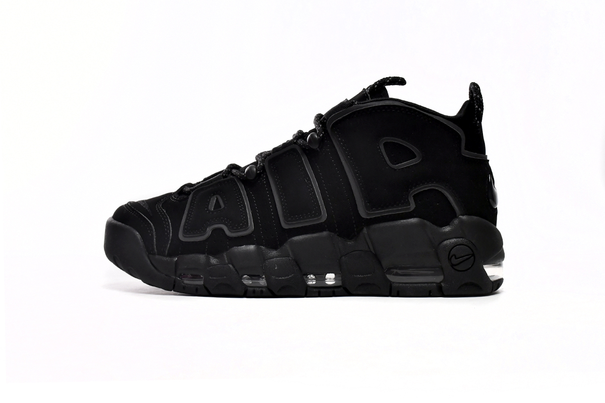 Coco Shoes Nike Air More Uptempo Black Reflective 414962-004 - Cocoshoesvip.net