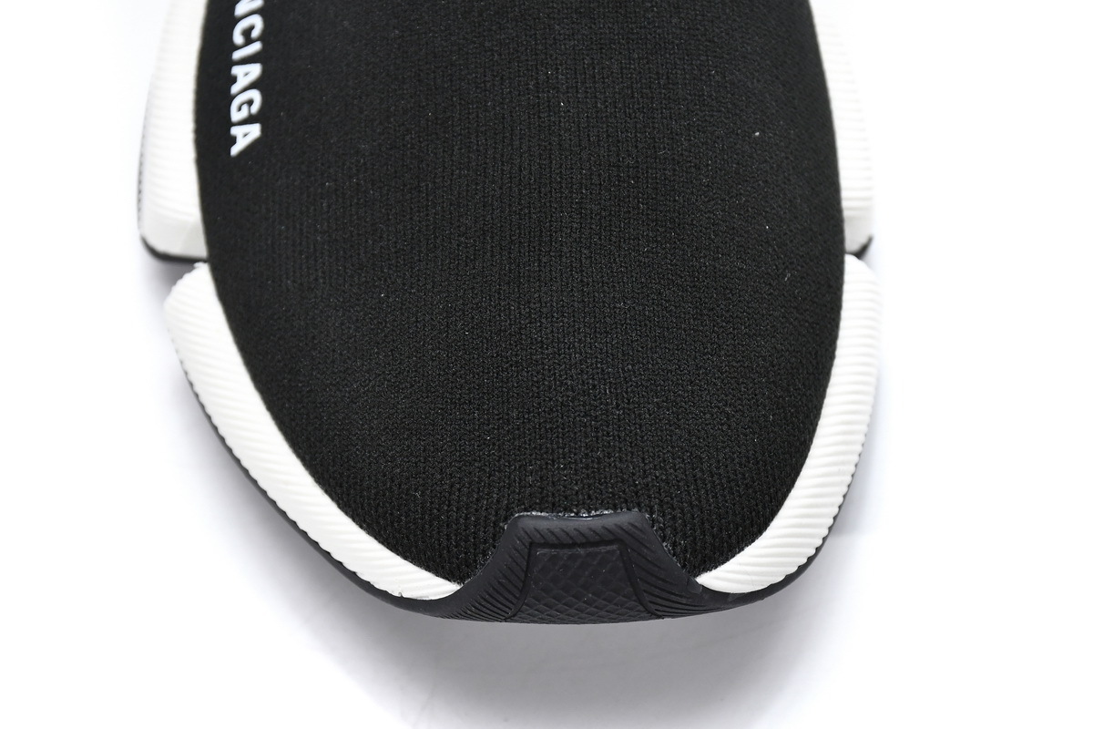Coco Shoes Balenciaga Speed 2.0 Black White 617239W17021015 - Cocoshoesvip.net