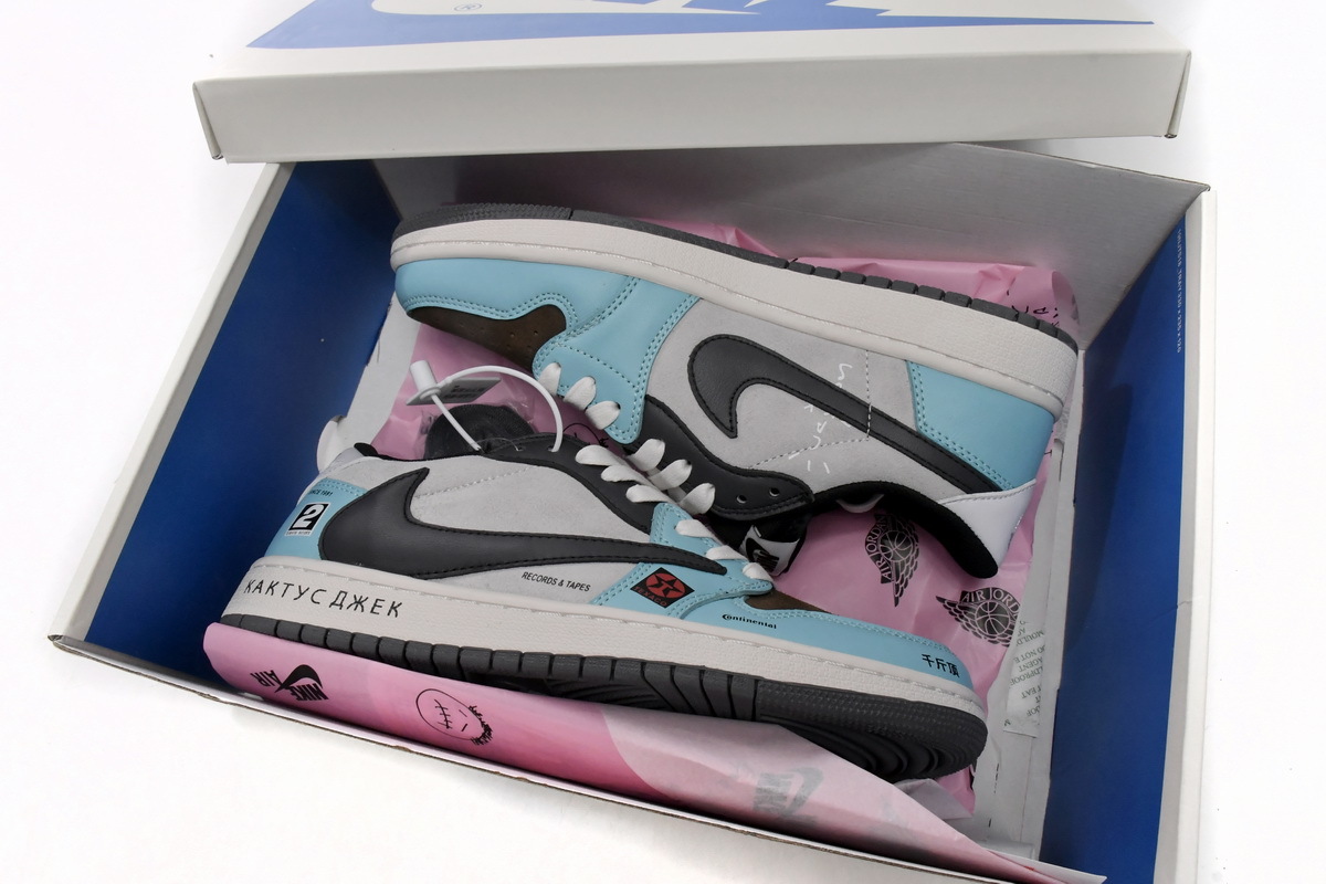 Coco Shoes Travis Scott X Jordan 1 Low 'BMW JackBoys' BM1300-030 - Cocoshoesvip.net