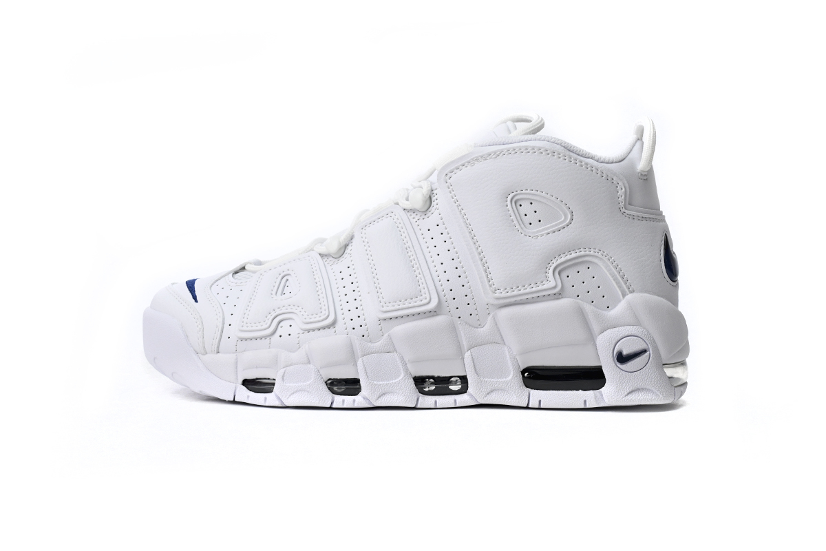 Coco Shoes Nike Air More Uptempo 96 White White Midnight Navy DH8011-100 - Cocoshoesvip.net