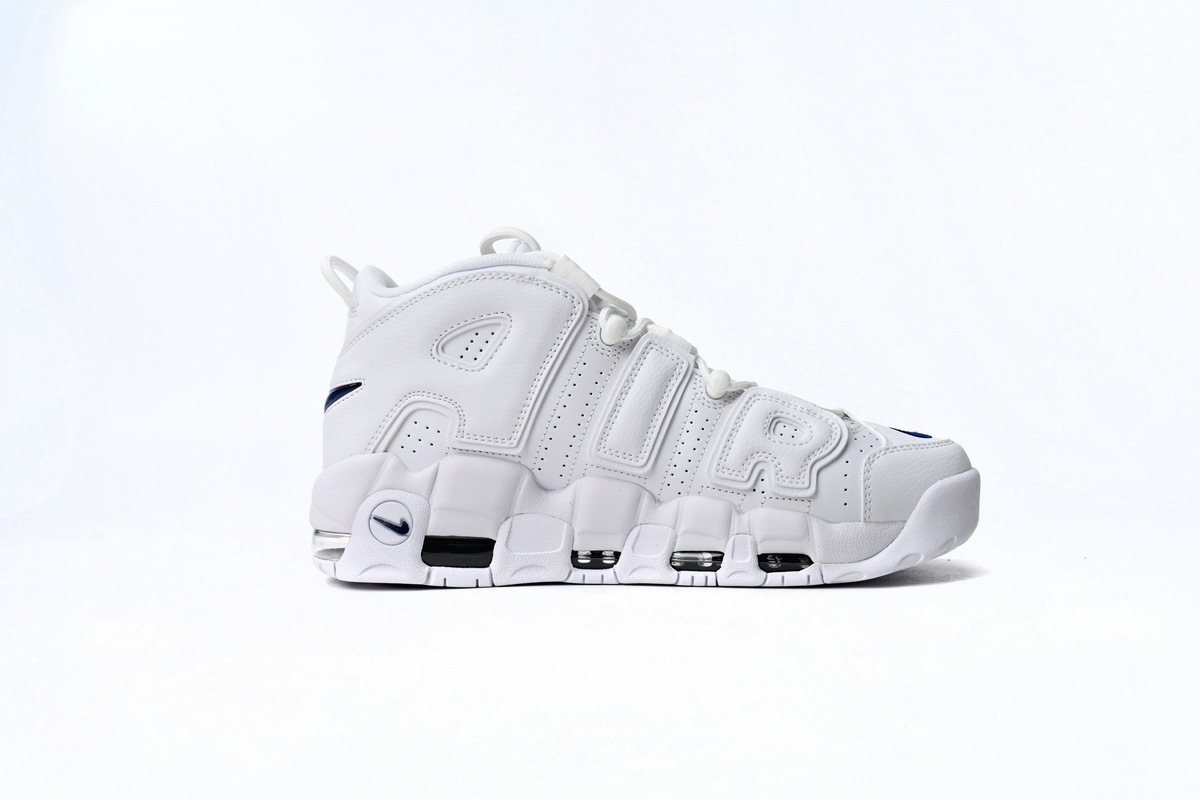 Coco Shoes Nike Air More Uptempo 96 White White Midnight Navy DH8011-100 - Cocoshoesvip.net