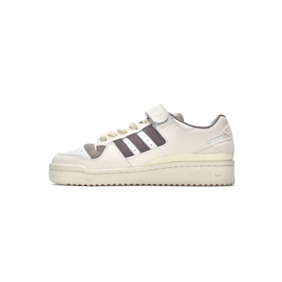 Adidas Forum 84 Low Fleece White Brown GY4126 01