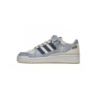 Adidas Forum Low Blue Cloud White HQ6334 01