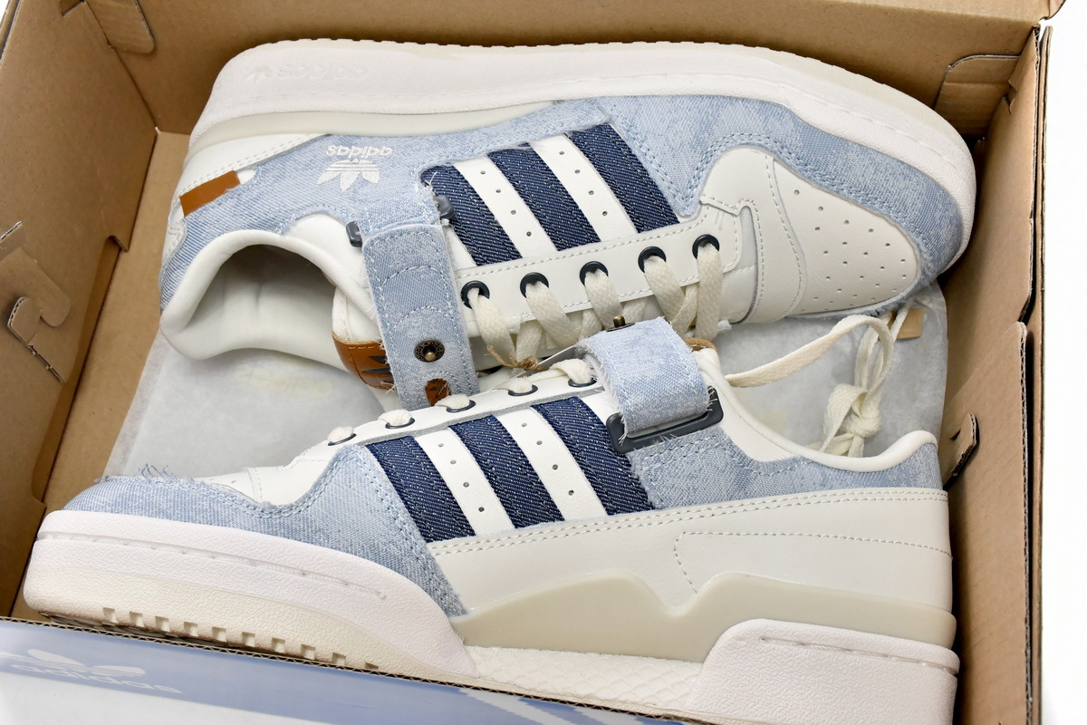 Coco Shoes Adidas Forum Low Blue Cloud White HQ6334 - Cocoshoesvip.net