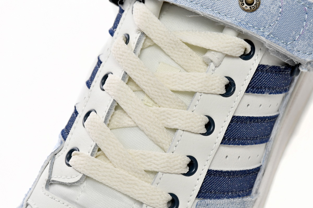 Coco Shoes Adidas Forum Low Blue Cloud White HQ6334 - Cocoshoesvip.net