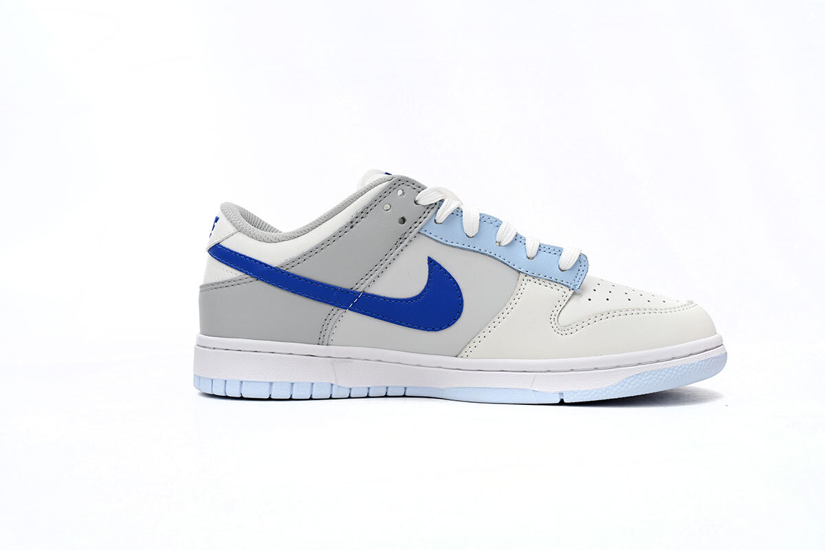 Coco Shoes Nike Dunk Low Ivory Hyper Royal FB1843-141 - Cocoshoesvip.net