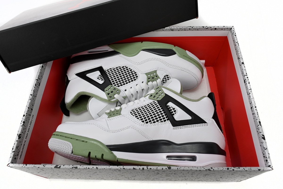 Coco Shoes Air Jordan 4 Retro Seafoam AQ9129-103 - Cocoshoesvip.net