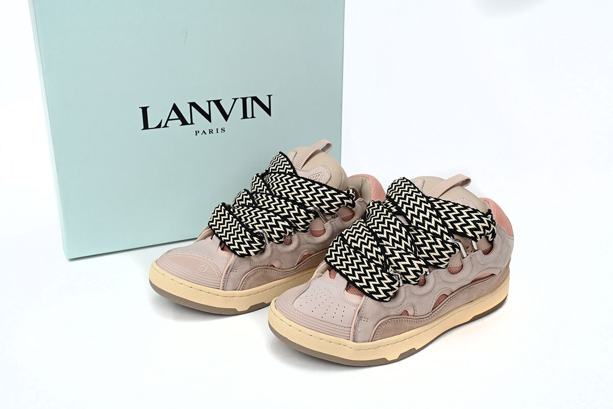 Coco Shoes Lanvin Leather Curb Pink Gum   - Cocoshoesvip.net