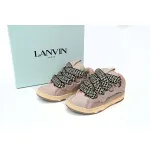 Coco Shoes Lanvin Leather Curb Pink Gum   - Cocoshoesvip.net