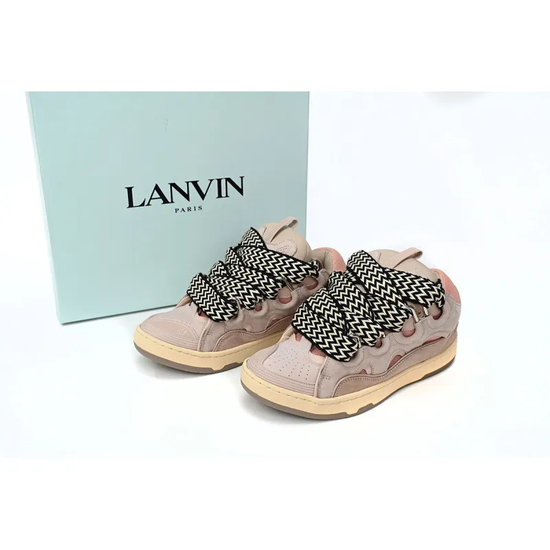 Coco Shoes Lanvin Leather Curb Pink Gum   - Cocoshoesvip.net