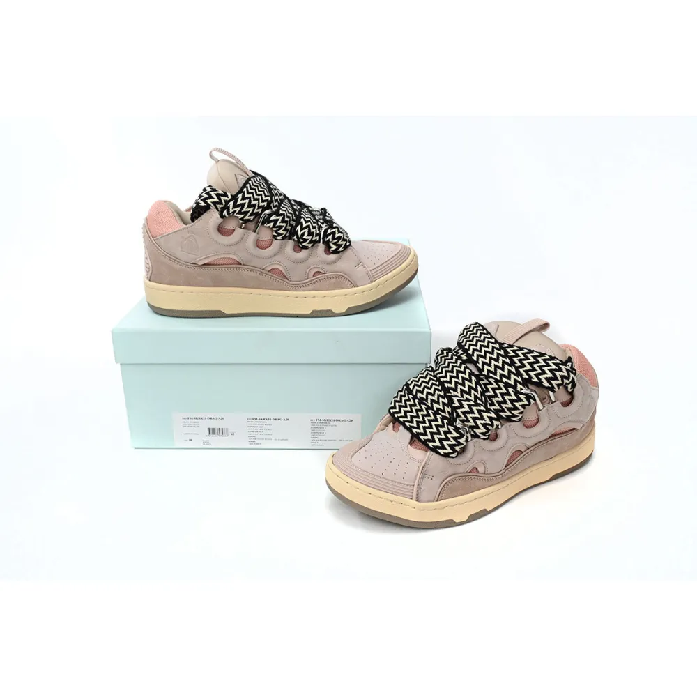 Coco Shoes Lanvin Leather Curb Pink Gum   - Cocoshoesvip.net