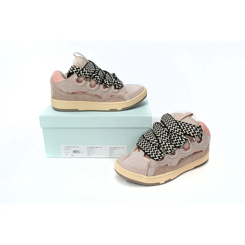 Coco Shoes Lanvin Leather Curb Pink Gum   - Cocoshoesvip.net