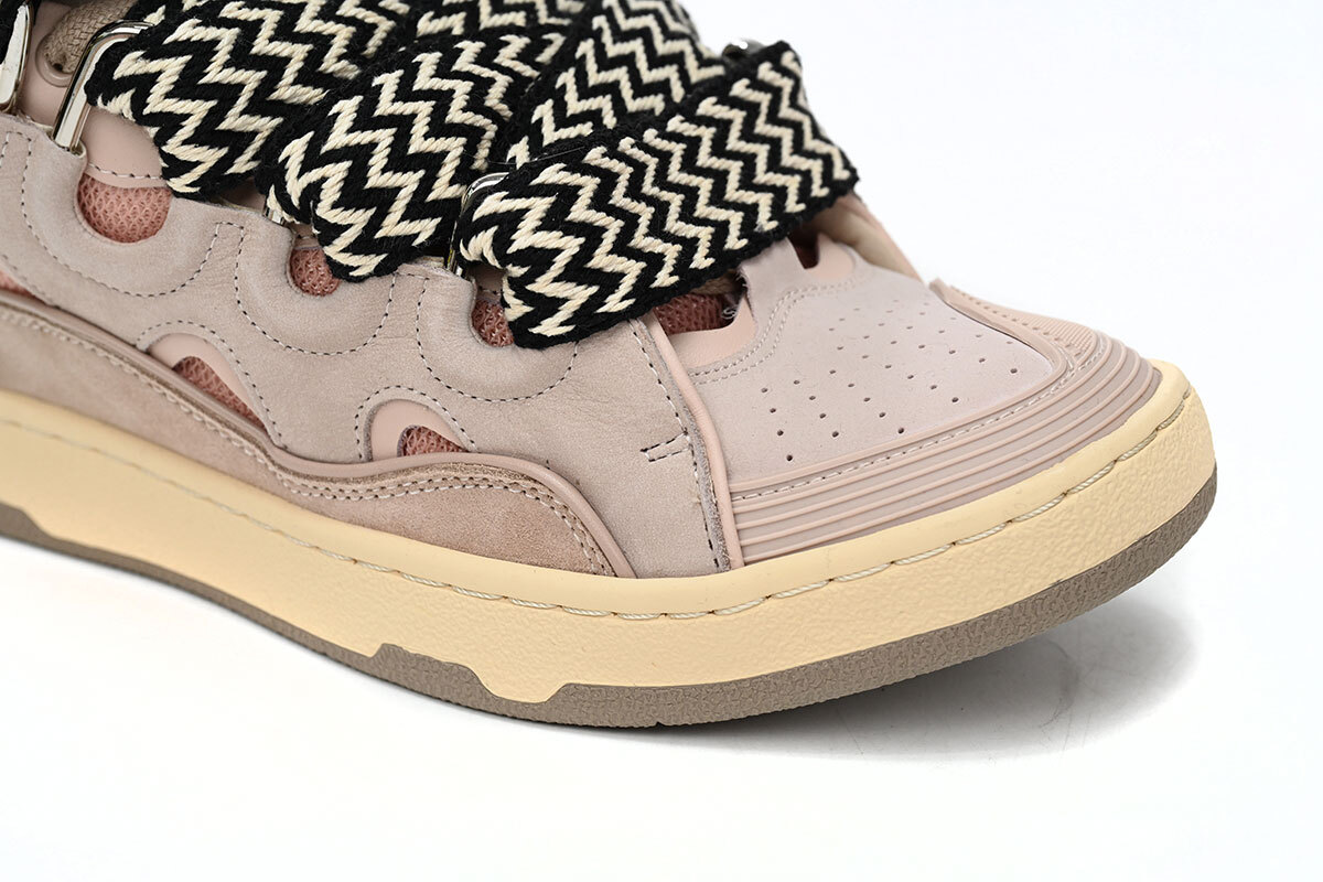 Coco Shoes Lanvin Leather Curb Pink Gum   - Cocoshoesvip.net