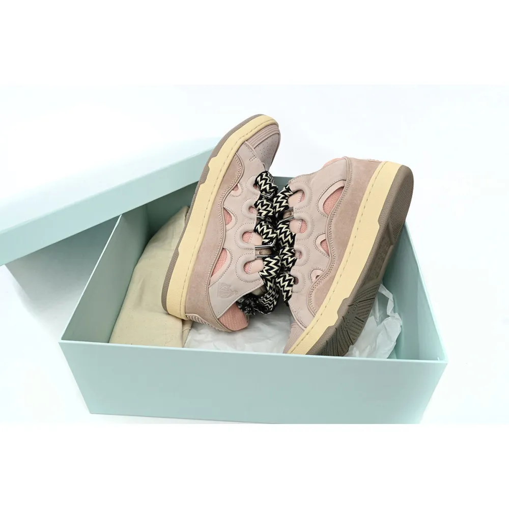 Coco Shoes Lanvin Leather Curb Pink Gum   - Cocoshoesvip.net