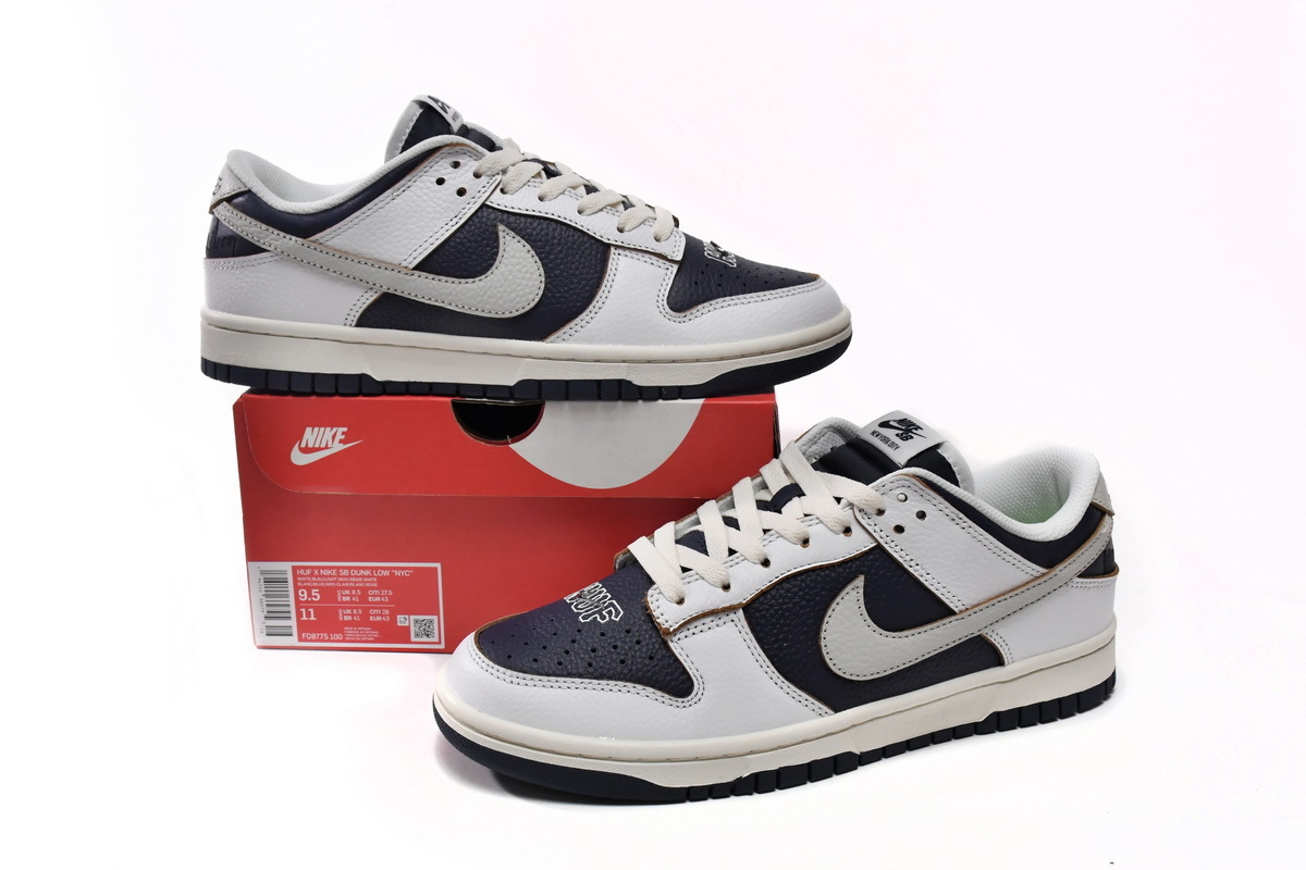 Coco Shoes Nike SB Dunk Low HUF New York City  FD8775-100 - Cocoshoesvip.net