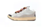 Coco Shoes Lanvin Leather Curb White Black Gum - Cocoshoesvip.net