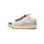 Coco Shoes Lanvin Leather Curb White Black Gum - Cocoshoesvip.net